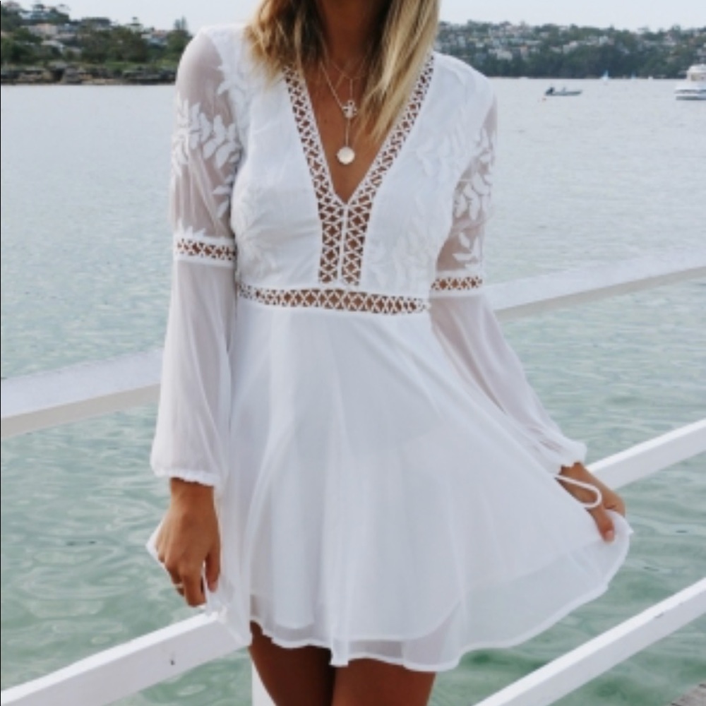 NEW: Made With Love White Dress: Angel Biba/Stelly